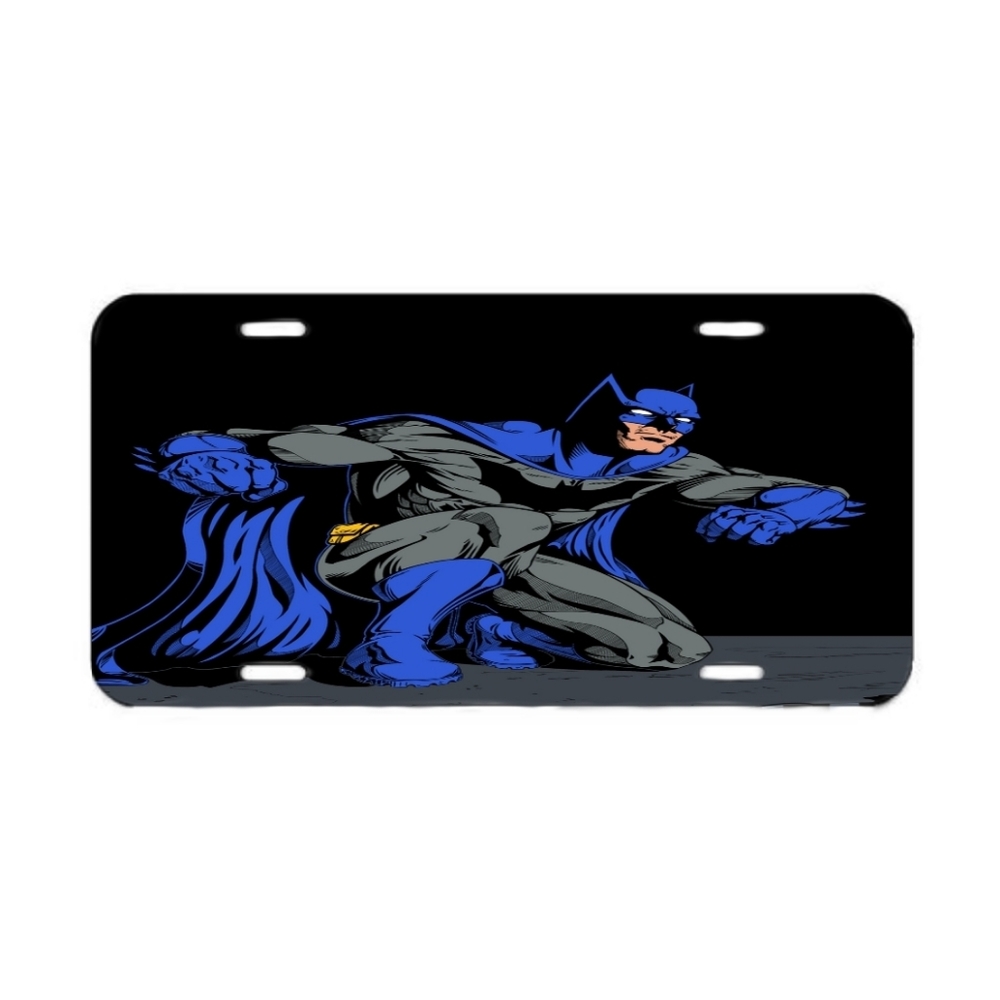 Retro Batman license plate